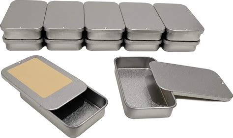 small box slide top metal|Amazon.com: Slide Top Tins.